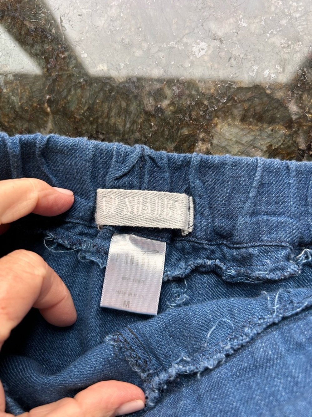CP Shades Wendy Pants. Super wide leg. 100% Linen. Elastic waist. Quiet luxury - Picture 6 of 12